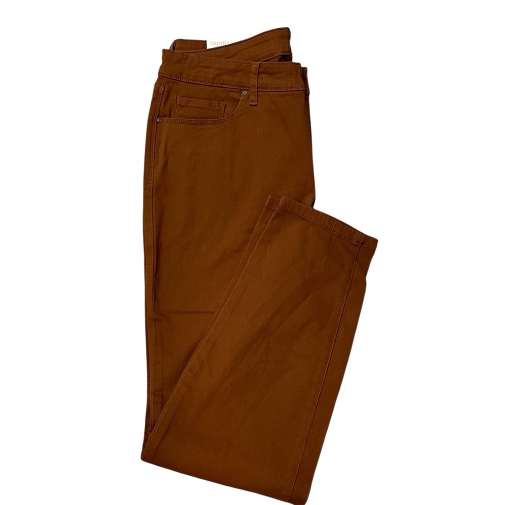 Style & Co. Curvy Skinny Jeans in Roasted Spice - 14